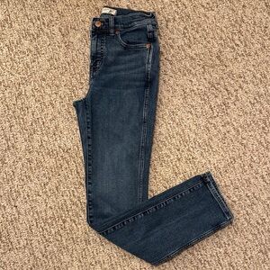 Madewell Mid-Rise Stovepipe Straight Leg Jeans